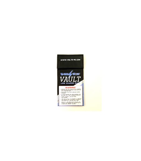 VOLTZ CHARGE VAULT LIPO SACK/BAG SMALL 10cm x 20cm