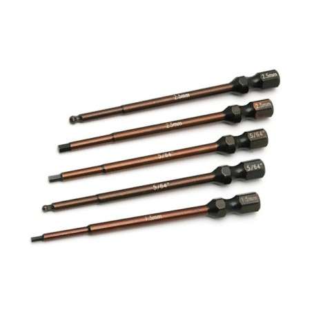 TEAM ASSOCIATED FACTORY TEAM 5-PIECE 1/4" POWER TOOL TIPS SET