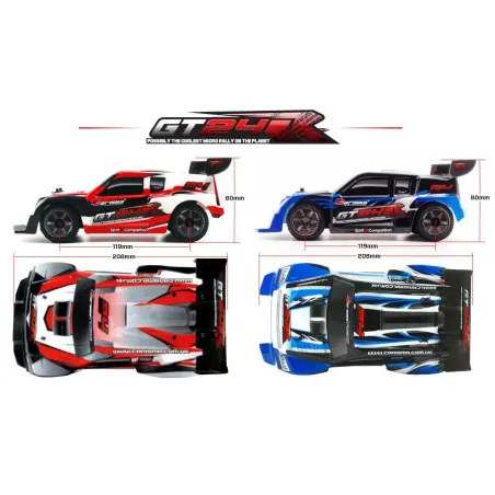 CARISMA GT24R 1/24th 4WD MICRO RALLY RTR
