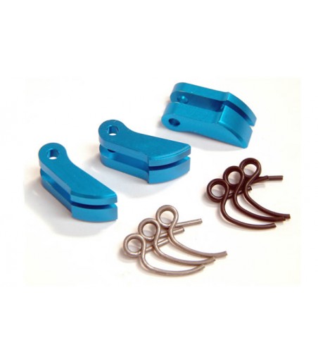 Fastrax Blue Alu. Lightweight Clutch Shoe (Inc 1.0 & 1.1mm Springs)