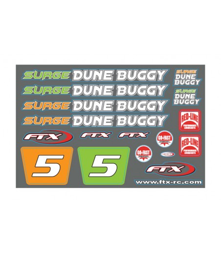 FTX SURGE DUNE BUGGY BODY (RED)