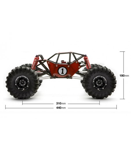 GMADE 1/10 R1 ROCK BUGGY 4WD CRAWLER KIT (CLEAR PANELS)
