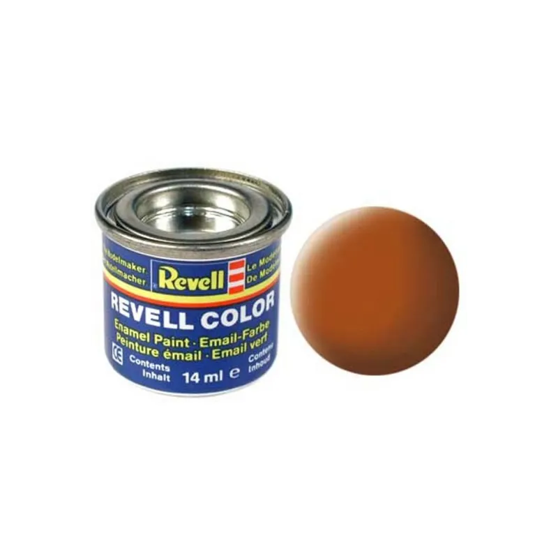 REVELL 14ML 85 ENAMEL MATT BROWN PAINT REVELL 14ML 85 ENAMEL MATT BROWN PAINT