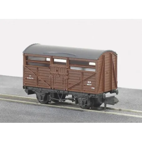 Peco Cattle Truck, BRBrown, B893778 N Gauge NR-45B (B)