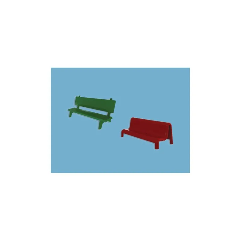 Peco Platform Seats Green n Gauge peco5180