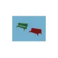 Peco Platform Seats Green n Gauge peco5180
