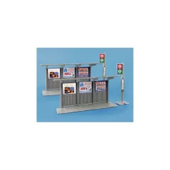 Peco Bus Stop & shelter oo Gauge peco5007