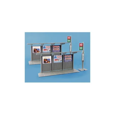 Peco Bus Stop & shelter oo Gauge peco5007