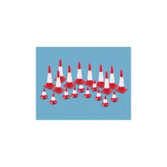 Peco Traffic Cones (Large & small) oo Gauge peco5008