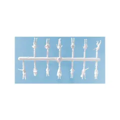 Peco Unpainted Hikers, Public Service Personnel, Scouts & Cart oo Gauge peco5202