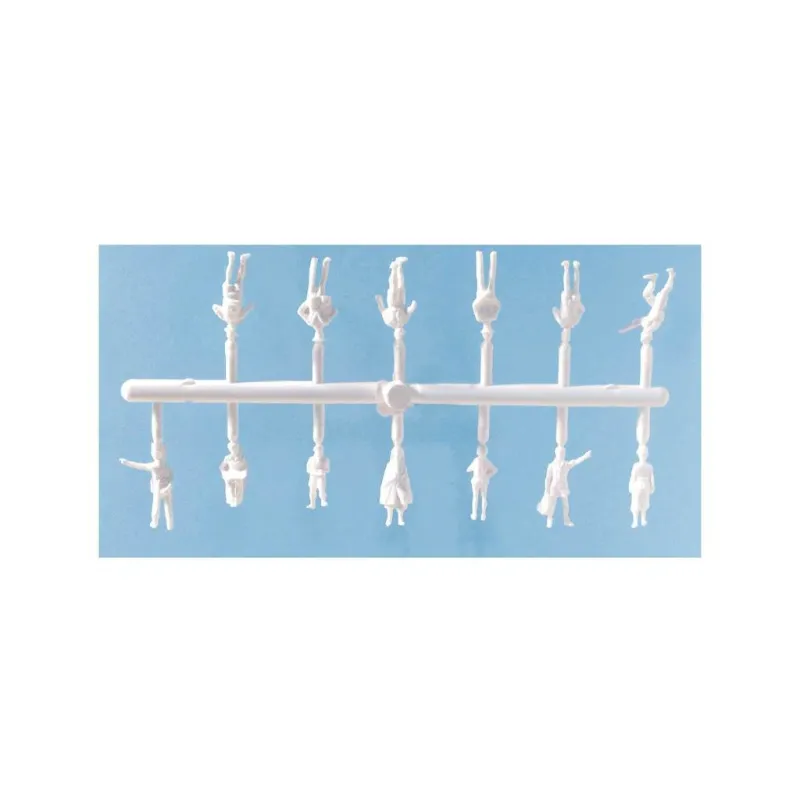 Peco Unpainted Hikers, Public Service Personnel, Scouts & Cart oo Gauge peco5202