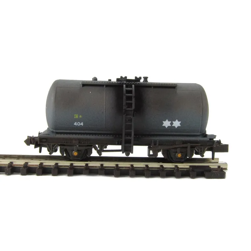 Peco Tank Wagon (type C), Regent Oil, black,Weathered N Gauge NR-P77W