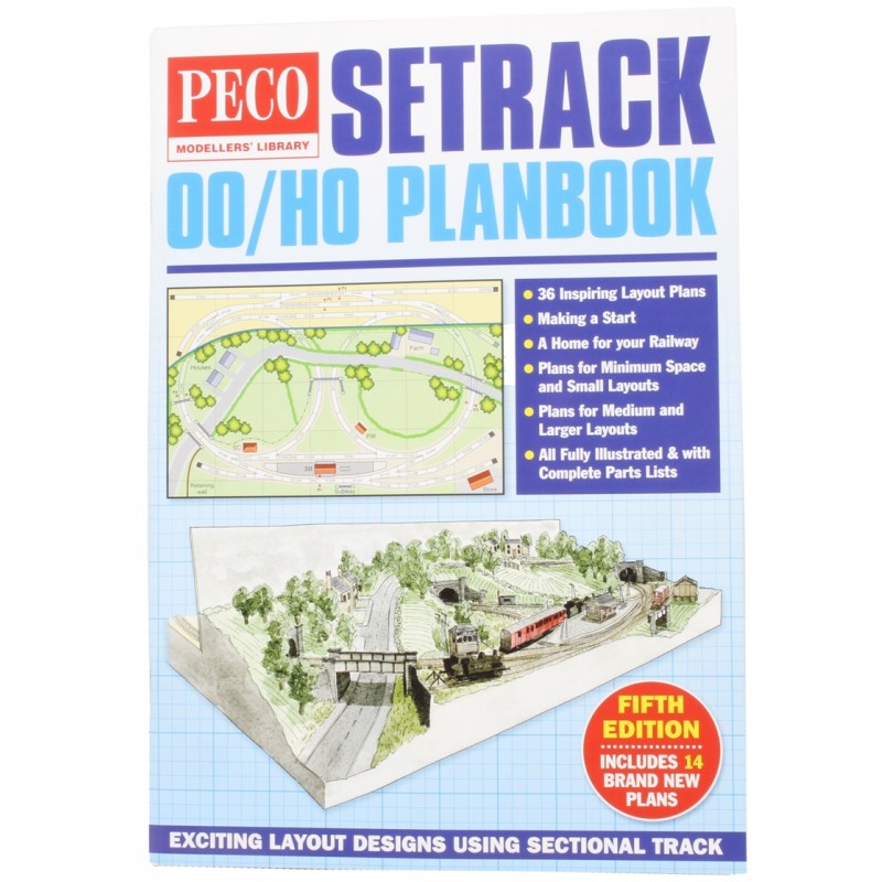 Peco Setrack OO/HO Planbook OO/HO Gauge STP-OO