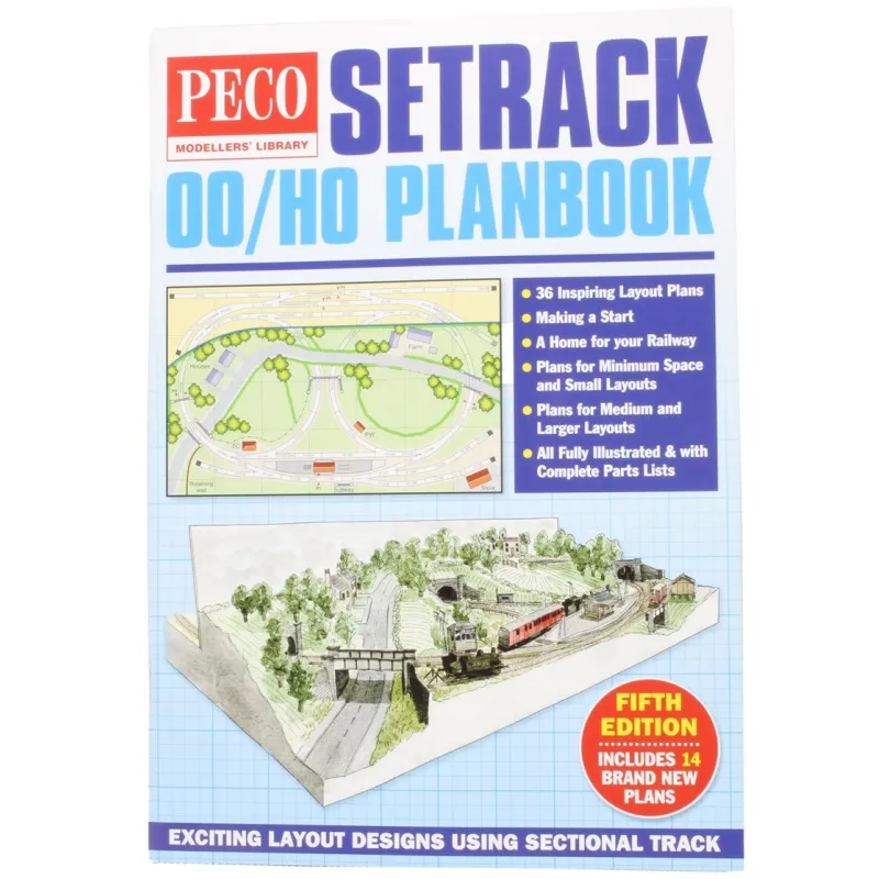 Peco Setrack OO/HO Planbook OO/HO Gauge STP-OO