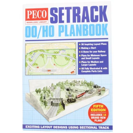 Peco Setrack OO/HO Planbook OO/HO Gauge STP-OO