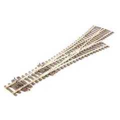 Peco Asymmetric 3 Way Turnout, medium radius OO/HO Gauge SL-E199