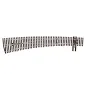 Peco 7 L/H Curved Turnout OO/HO Gauge SL-8377 