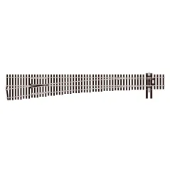 Peco 8 L/H Turnout OO/HO Gauge SL-8382 