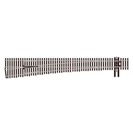 Peco 8 L/H Turnout OO/HO Gauge SL-8382 