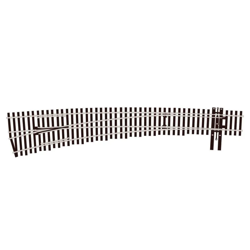Peco 7 L/H Curved Turnout OO/HO Gauge SL-E8377 