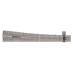 Peco 8 R/H Turnout OO/HO Gauge SL-E8381 