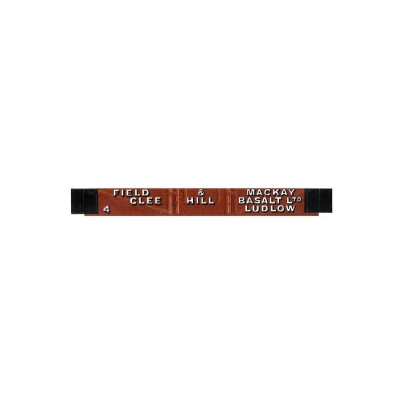 Peco Low sided 3 plank, Field & MacKay, brown OO Gauge R-62FM 