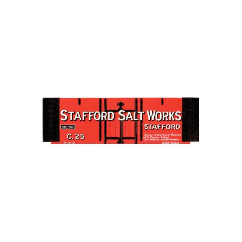 Peco Salt, Stafford, red OO Gauge R-58SS 