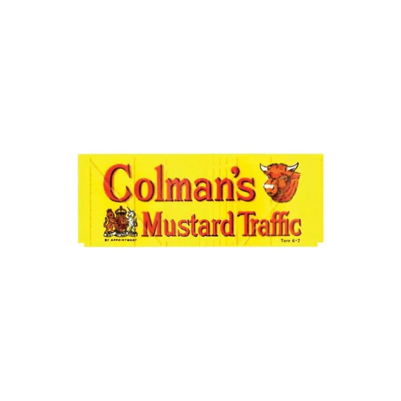 Peco Box Van, Colmans, yellow OO Gauge R-72C 