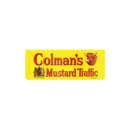Peco Box Van, Colmans, yellow OO Gauge R-72C 