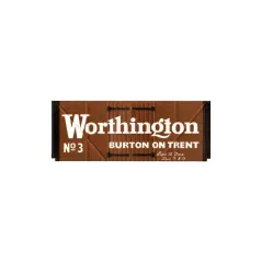 Peco Box Van, Worthington, brown OO Gauge R-72W 