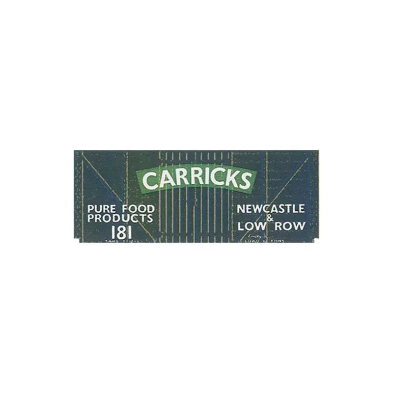 Peco Box Van, Carricks, black OO Gauge R-72CK 