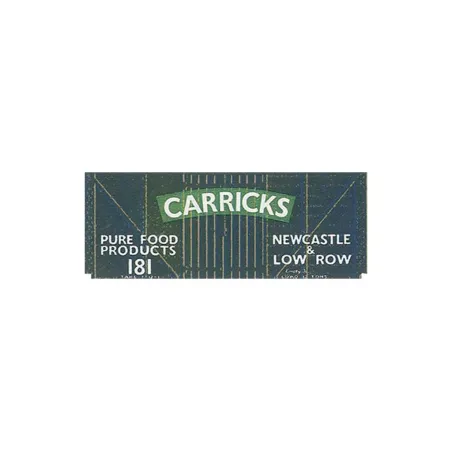 Peco Box Van, Carricks, black OO Gauge R-72CK 