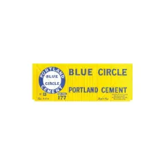 Peco Box Van, Blue Circle, yellow OO Gauge R-72BC 