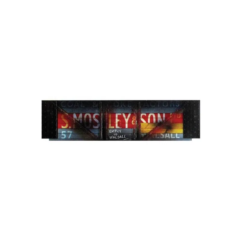 Peco Coal 7 plank, Moseley, grey/red OO Gauge RW-54M 