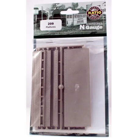 Ratio Platforms ( 9" Long x 1¾" wide) N Gauge 209