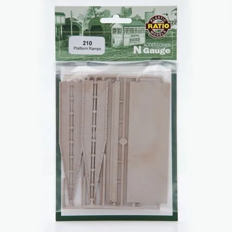 Ratio Platform Ramps ( 2 per pack) N Gauge 210