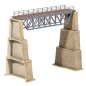 Ratio Steel Truss Bridge, with Stone Piers N Gauge 240
