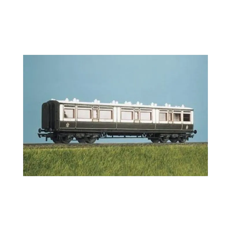 Ratio LMS (Ex LNWR) 50ft Arc Roof Corridor Composite All Gauges 732
