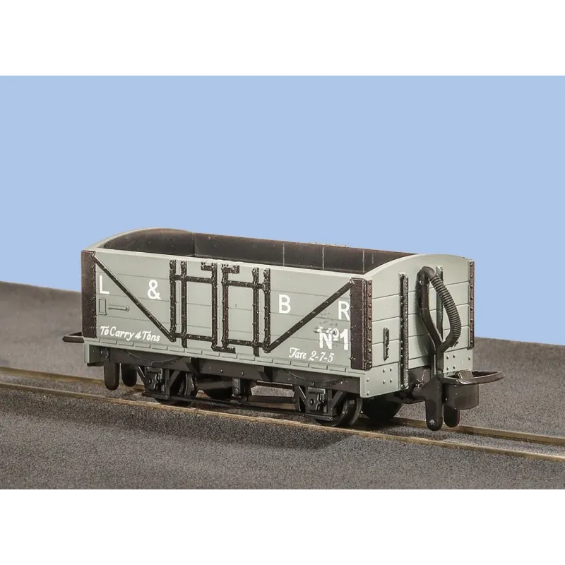 Peco OO-9 Open Wagon, L&B Livery No.1 OO9 Gauge GR-200C