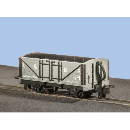 Peco OO-9 Open Wagon, L&B Livery No.1 OO9 Gauge GR-200C