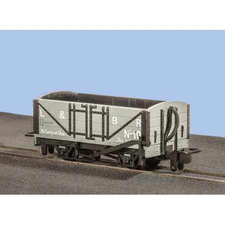 Peco OO-9 Open Wagon, L&B Livery No.10 OO9 Gauge GR-200B