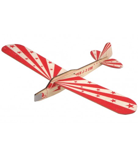 ZT Model J3 Piper Balsa Glider FF