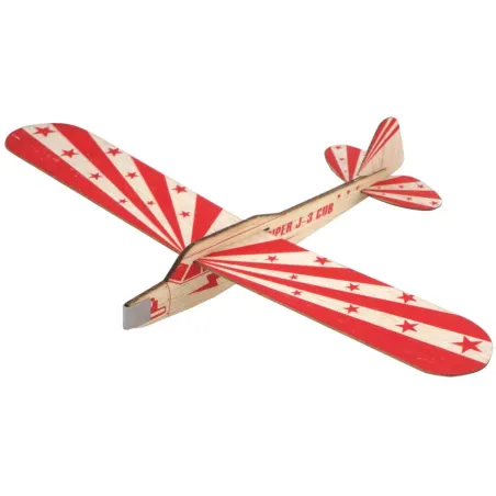 ZT Model J3 Piper Balsa Glider FF