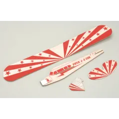 ZT Model J3 Piper Balsa Glider FF