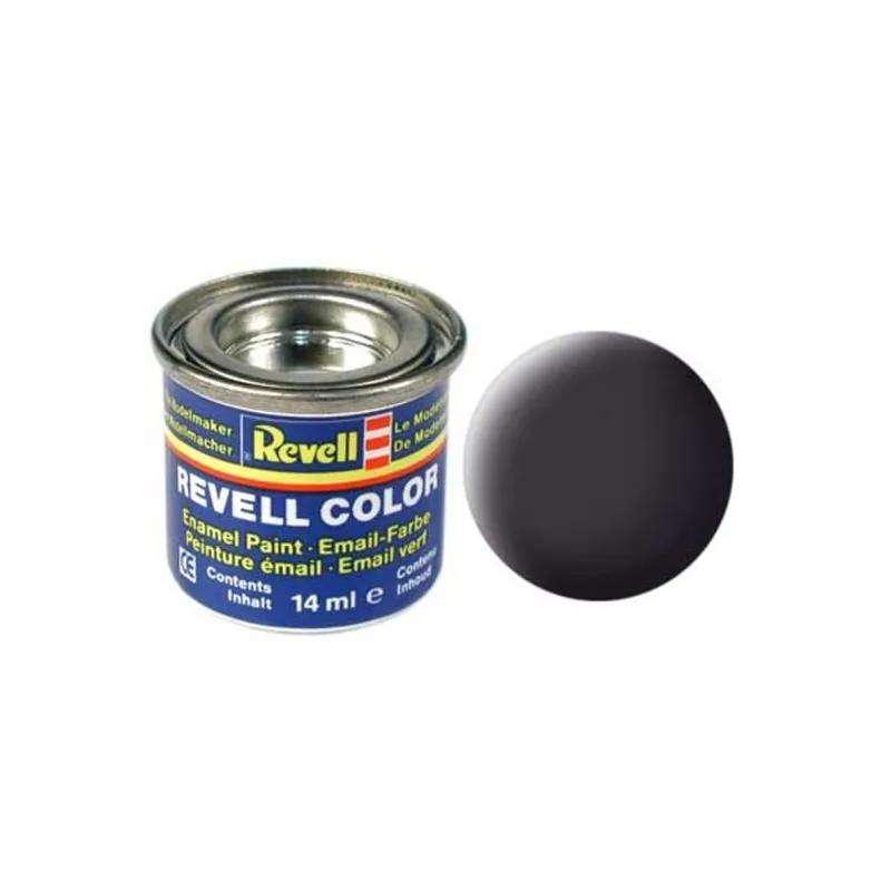 Revell 14ml Tinlets 6 Tar Black Matt