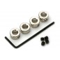 Dubro 1/16" (1.5mm) Nickel Plated Dura-Collars (4 Pack)