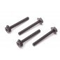 Dubro 10-32 x 2" (50.8 mm) Hex Nylon Wing Bolts (4 Pack)