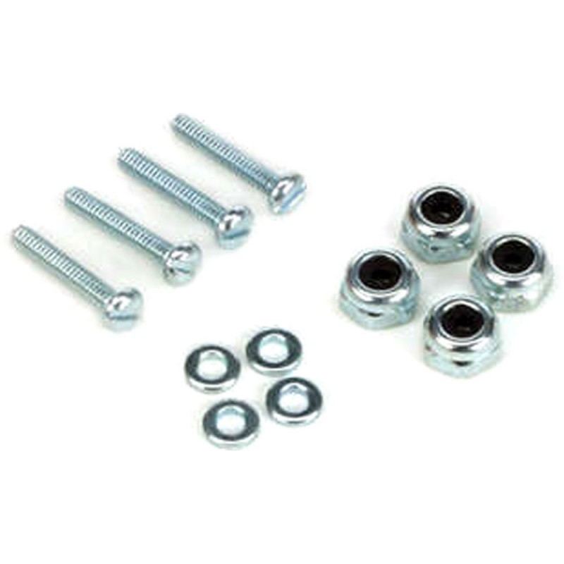 Dubro 2-56 x 1/2" (12.7mm) Bolt Sets With Lock Nuts (4 Pack)