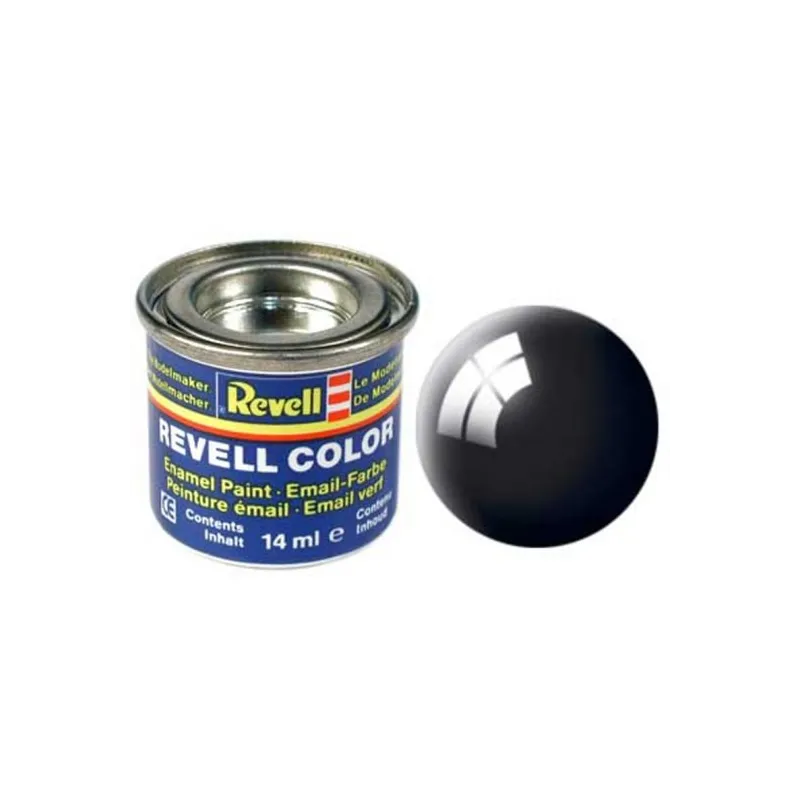 Revell 14ml Tinlets 7 Black Gloss