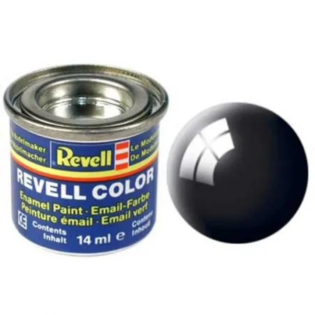 Revell 14ml Tinlets 7 Black Gloss